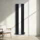 Oval Mirror Radiator - 1800mm x 500mm - Anthracite Grey