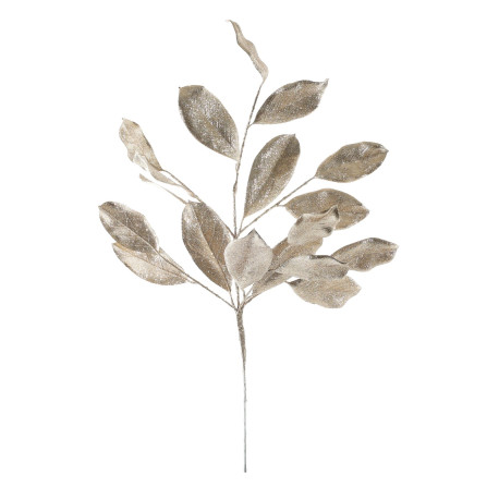 Champagne Sparkle Magnolia Leaf Spray (60cm)