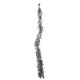 White and Green St Moritz Mixed Snowy Garland (180cm)