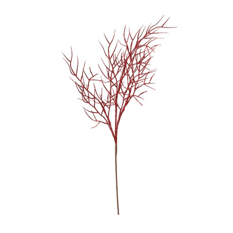 Red Glitter Twig Stem (H65cm)