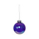 Box of 4 Iridescent Purple Baubles (8cm)