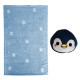 2-in-1 Blankeazzz Plush Toy &amp; Travel Blanket - Adoramals Nico the Penguin