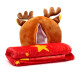 2-in-1 Blankeazzz Plush Toy &amp; Travel Blanket - Festive Friends Christmas Rudolph