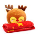 2-in-1 Blankeazzz Plush Toy &amp; Travel Blanket - Festive Friends Christmas Rudolph