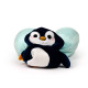 2-in-1 Swapseazzz Travel Pillow and Plush Toy - Nico the Penguin Adoramals Ocean