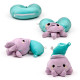 2-in-1 Swapseazzz Travel Pillow and Plush Toy - Wendy the Octopus Adoramals Ocean