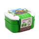 Bento Clip Lock Lunch Box with Cutlery - Minecraft Creeper &amp; TNT