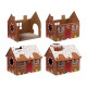 Cardboard Cat Den Playhouse - Christmas Gingerbread House