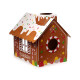 Cardboard Cat Den Playhouse - Christmas Gingerbread House