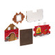 Cardboard Cat Den Playhouse - Christmas Grotto