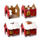 Cardboard Cat Den Playhouse - Christmas Grotto