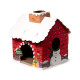 Cardboard Cat Den Playhouse - Christmas Grotto