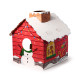 Cardboard Cat Den Playhouse - Christmas Grotto