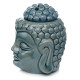 Ceramic Buddha Head Design Crackle Glazed Oil Burner