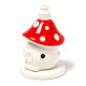 Ceramic Incense Cone Burner - Fairy Toadstool House