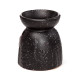 Ceramic Oil &amp; Wax Burner - Eden Stone Effect Embossed Fern