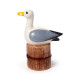 Ceramic Salt &amp; Pepper Set - Seagull Buoy