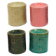 Ceramic Small Oil Burner - Eden Embossed Flower