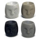 Ceramic Small Oil Burner - Eden Stone Effect Face