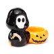 Ceramic Tea Light Candleholder - Skull Boy