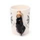 Collectable Shaped Handle Ceramic Mug - Bat