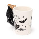 Collectable Shaped Handle Ceramic Mug - Bat