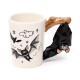 Collectable Shaped Handle Ceramic Mug - Bat