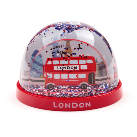 Collectable Snow Storm (Medium) - London Souvenir London Bus