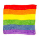 Compressed Travel Towel - Somewhere Rainbow Stripes