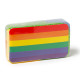 Compressed Travel Towel - Somewhere Rainbow Stripes