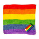 Compressed Travel Towel - Somewhere Rainbow Stripes