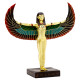 Decorative Gold Egyptian Winged Standing Isis Figurine