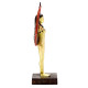 Decorative Gold Egyptian Winged Standing Isis Figurine