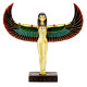 Decorative Gold Egyptian Winged Standing Isis Figurine