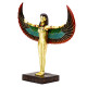 Decorative Gold Egyptian Winged Standing Isis Figurine