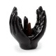 Decorative Incense Cone Burner - Mantric Hand/Tarot Hand Open Palms