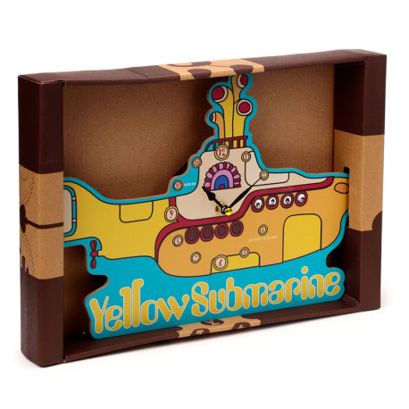 Shaped Wall Clock - The Beatles Yellow Submarine