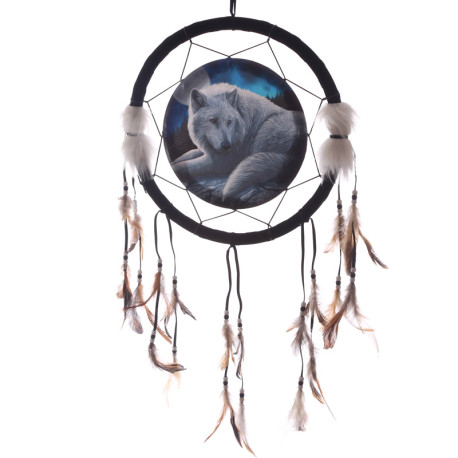 Dreamcatcher (Medium) - Lisa Parker Guardian of the North Wolf