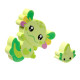 Eraser 2 Piece Set - Axolotl (Salamander)