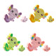 Eraser 2 Piece Set - Axolotl (Salamander)