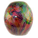 Fantasy Rainbow Marble Skull Ornament