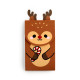 Flip Open Shaped Memo Pad - Christmas Festive Friends Rudolf