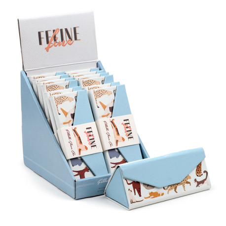 Foldable Glasses Holder -  Feline Fine Cats