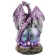 Geode LED Dark Legends Dragon Figurine