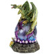 Geode LED Dark Legends Dragon Figurine