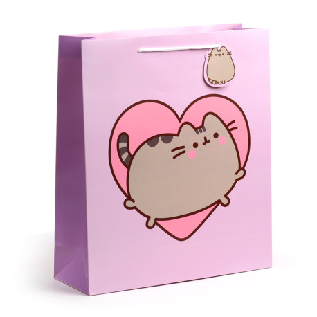 Gift Bag (Extra Large) - Pusheen the Cat heart