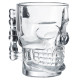 Glass Skull Head Shaped Tankard