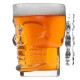 Glass Skull Head Shaped Tankard