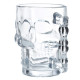 Glass Skull Head Shaped Tankard