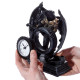 Gothic Armoured Dragon Mantle Clock